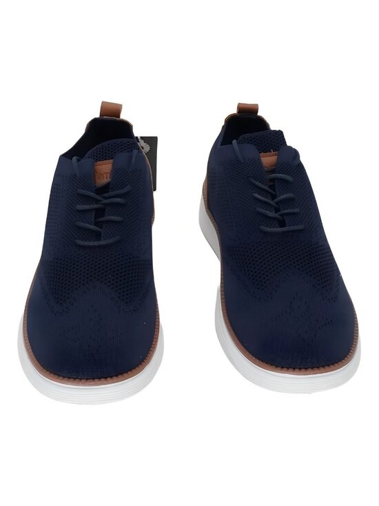 Akademiks Mens’s Olney Wingtip Everyday Oxford Navy Size 11M